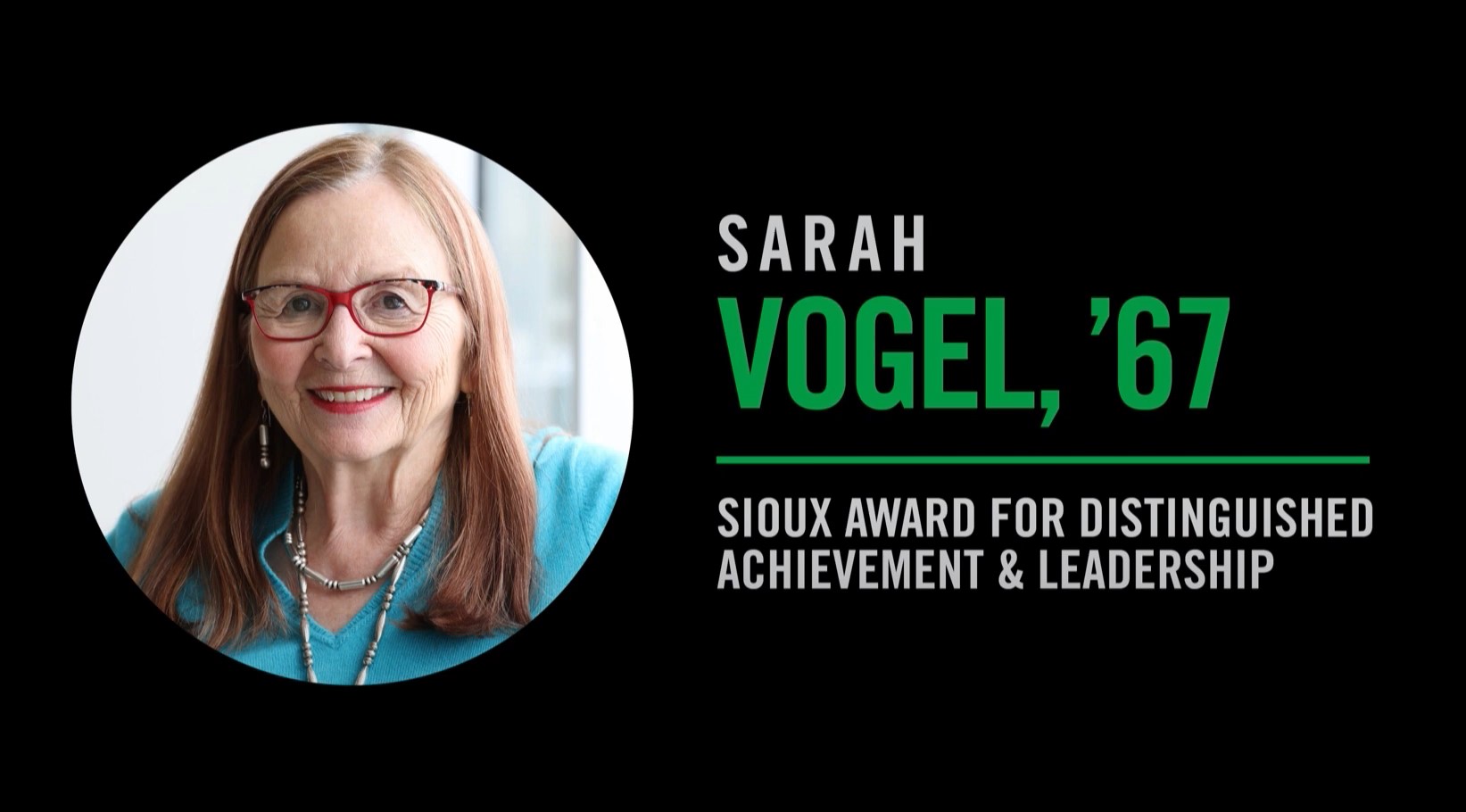 Sarah Vogel Sioux Award UND
