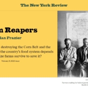 The New York Review of Books: The Farmer's Lawyer featured